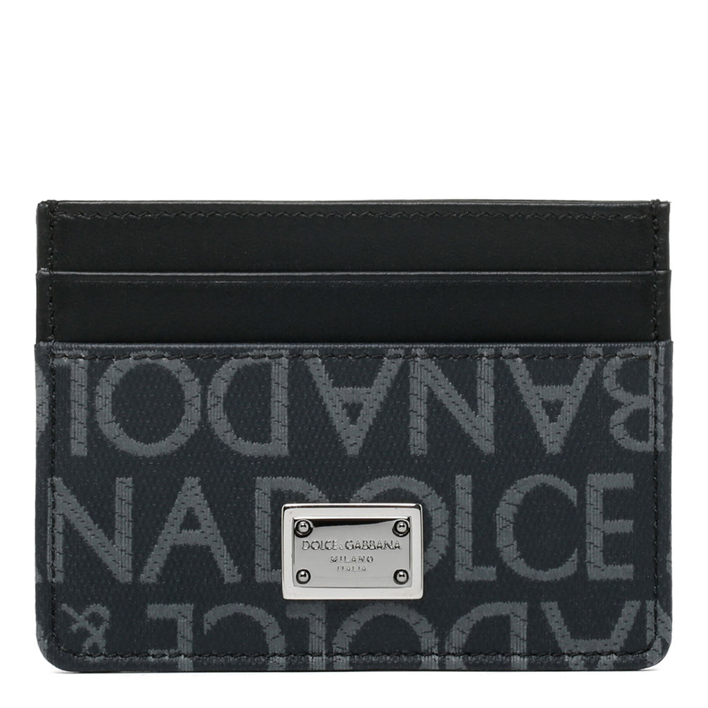 DOLCE & GABBANA Mini Luxury 100% Leather Wallet for Men