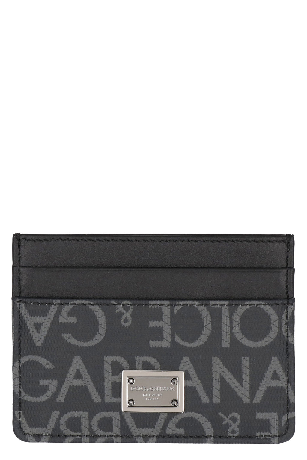 DOLCE & GABBANA Logo Detail Mini Leather Card Holder