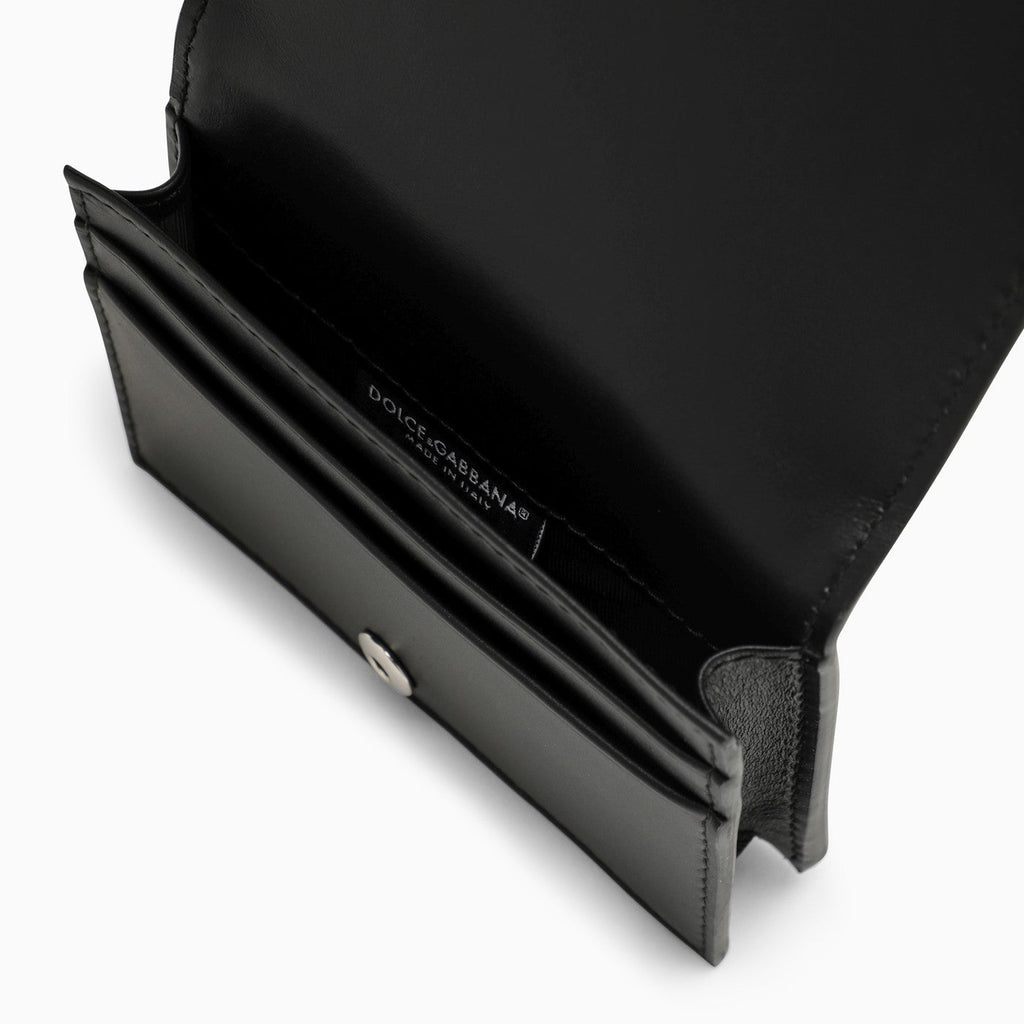 Dolce&Gabbana Black Leather Wallet With Logo