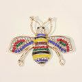 Crystal Embellished Honey Bee brooch
