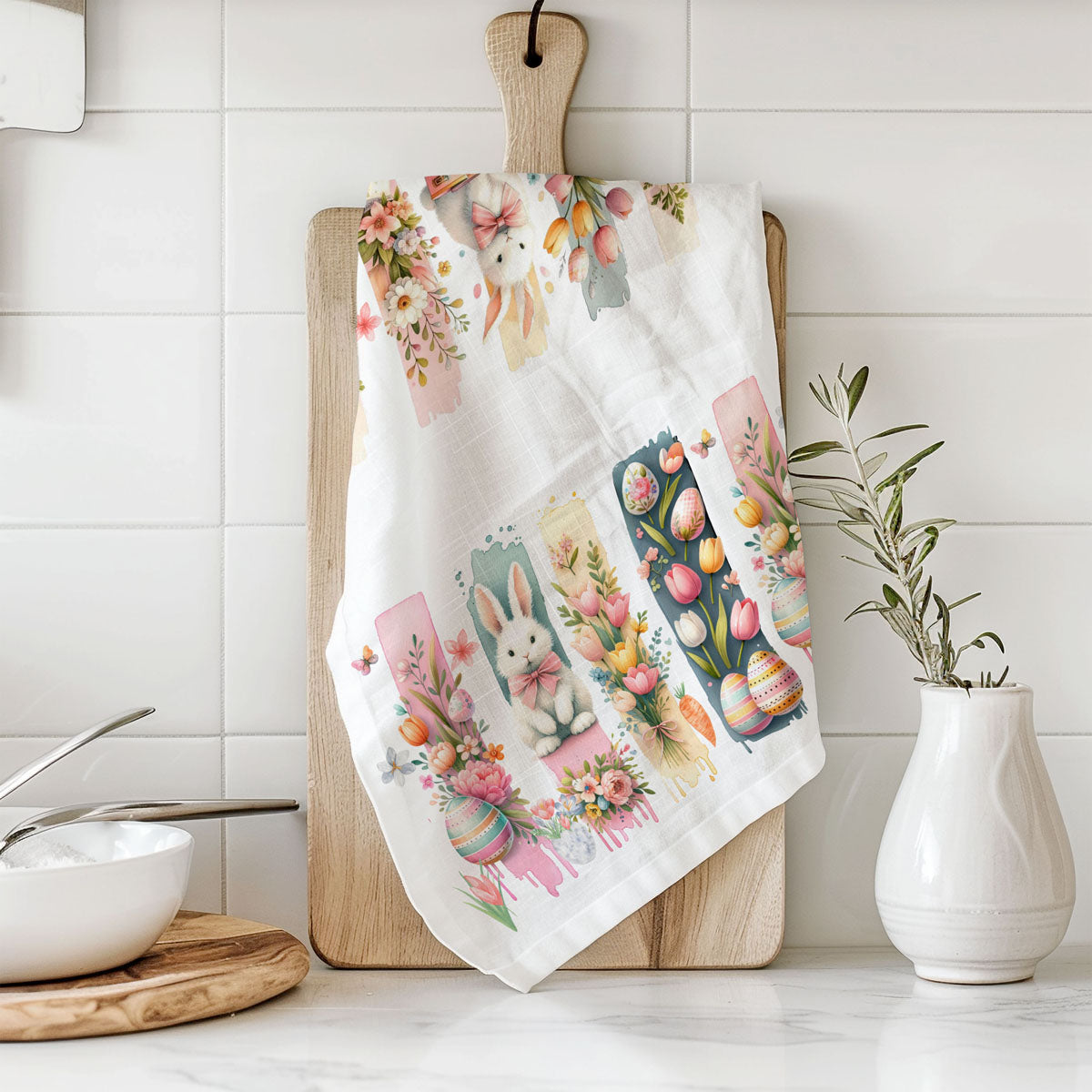 Brushstroke Spring Towel