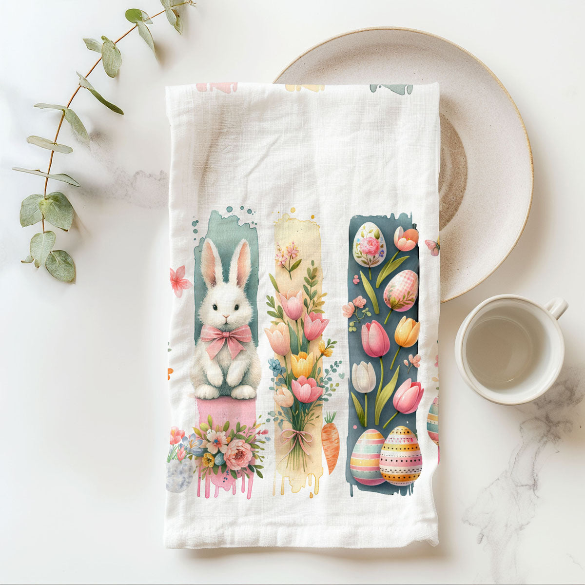 Brushstroke Spring Towel