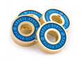 River Flash Flood Bearings Abec 7 - Blue/Gold (Set of 4)