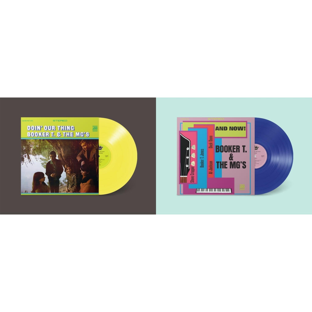 Booker T & The Mgs - Doin Our Thing (Yellow LP Vinyl) (Ams Exclusive) & And Now (Dark Blue LP Vinyl) (Ams Exclusive)