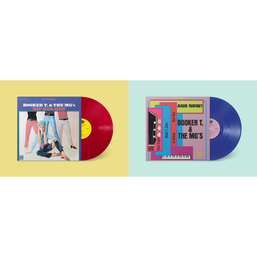 Booker T & The Mgs - Hip Hug-Her (Apple Red LP Vinyl) (Ams Exclusive) & And Now (Dark Blue LP Vinyl) (Ams Exclusive)