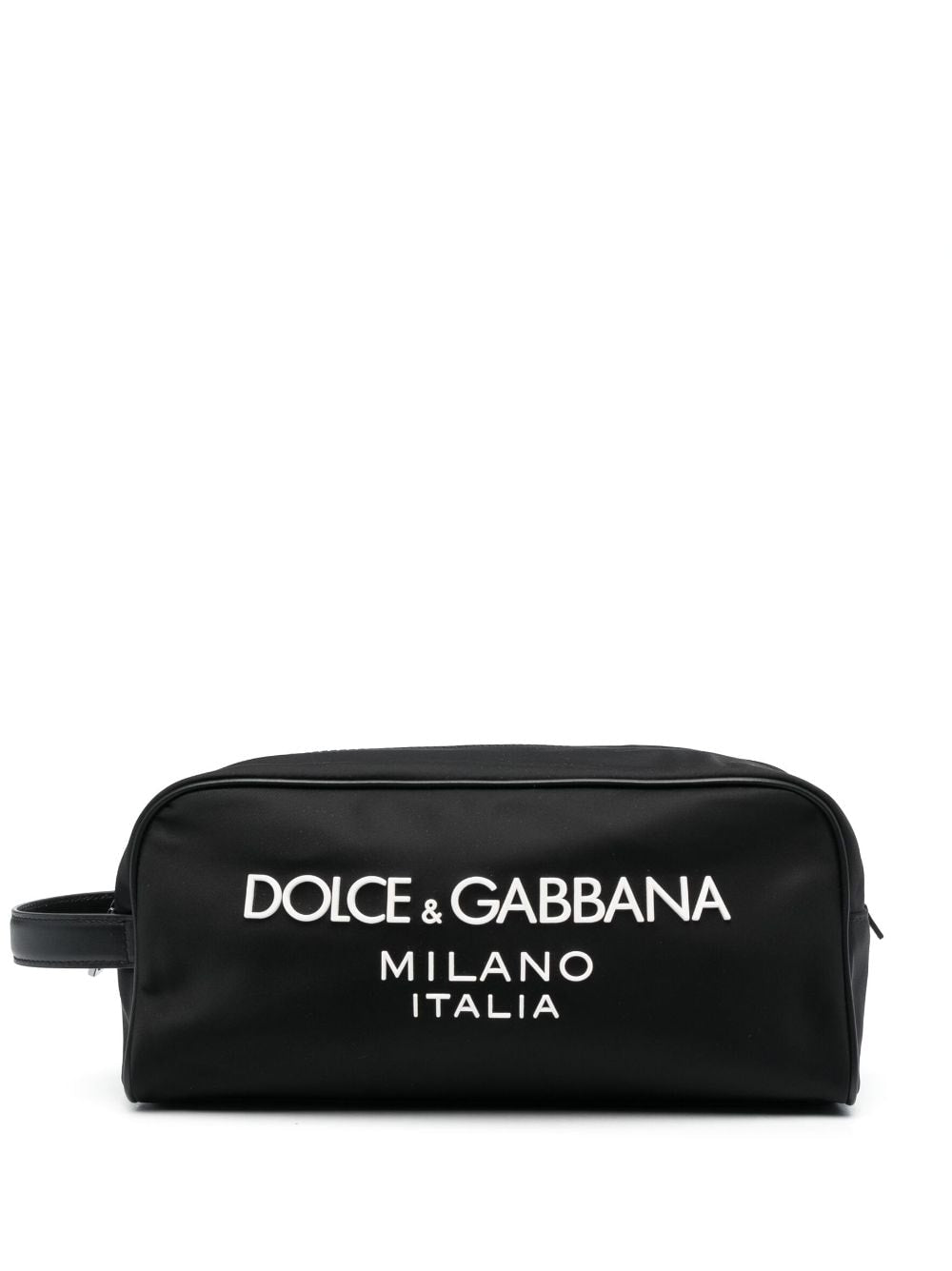 DOLCE & GABBANA Mini Logo-Print Nylon Beauty Bag
