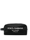 DOLCE & GABBANA Mini Logo-Print Nylon Beauty Bag