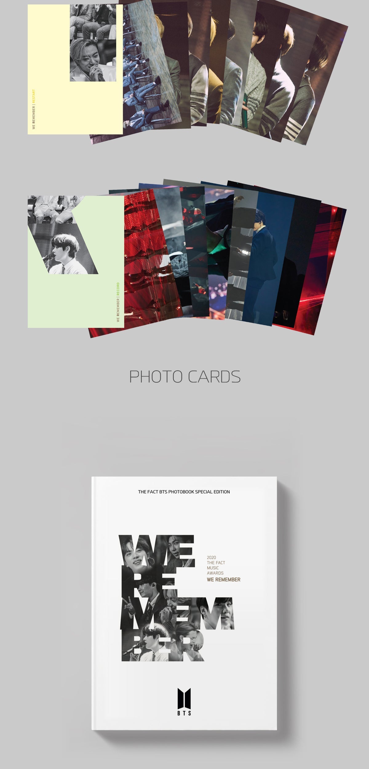 Official BTS The Fact Photobook Special Edition:  We Remember