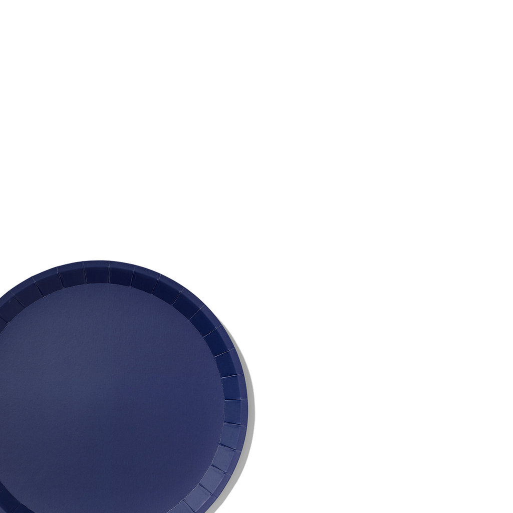 Navy Classic Large Plates (10 per pack)