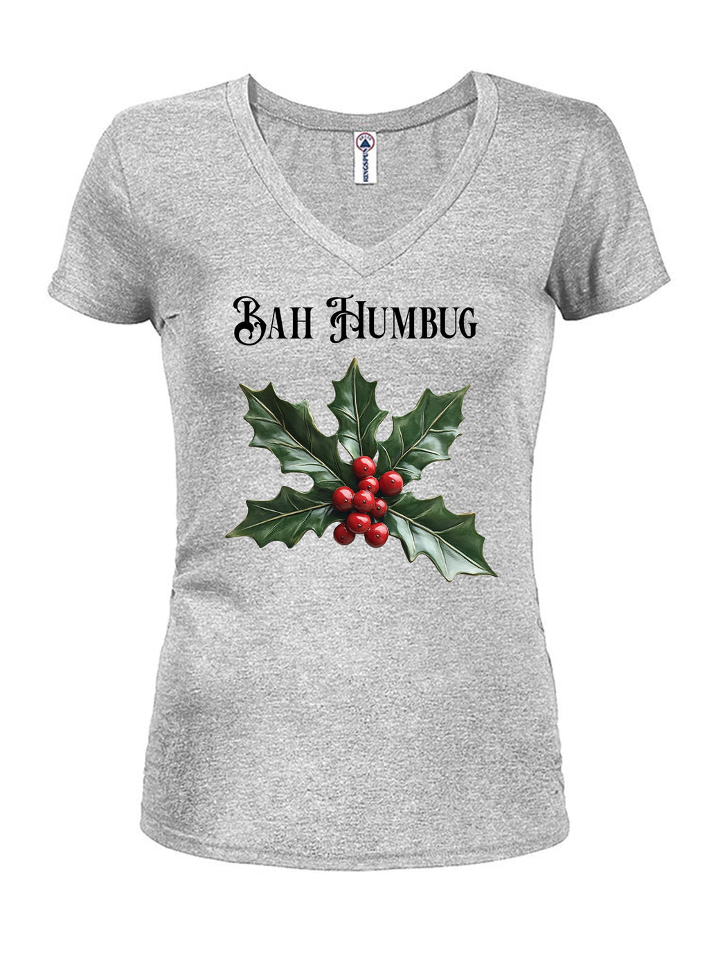Bah Humbug Holly Branch T-Shirt