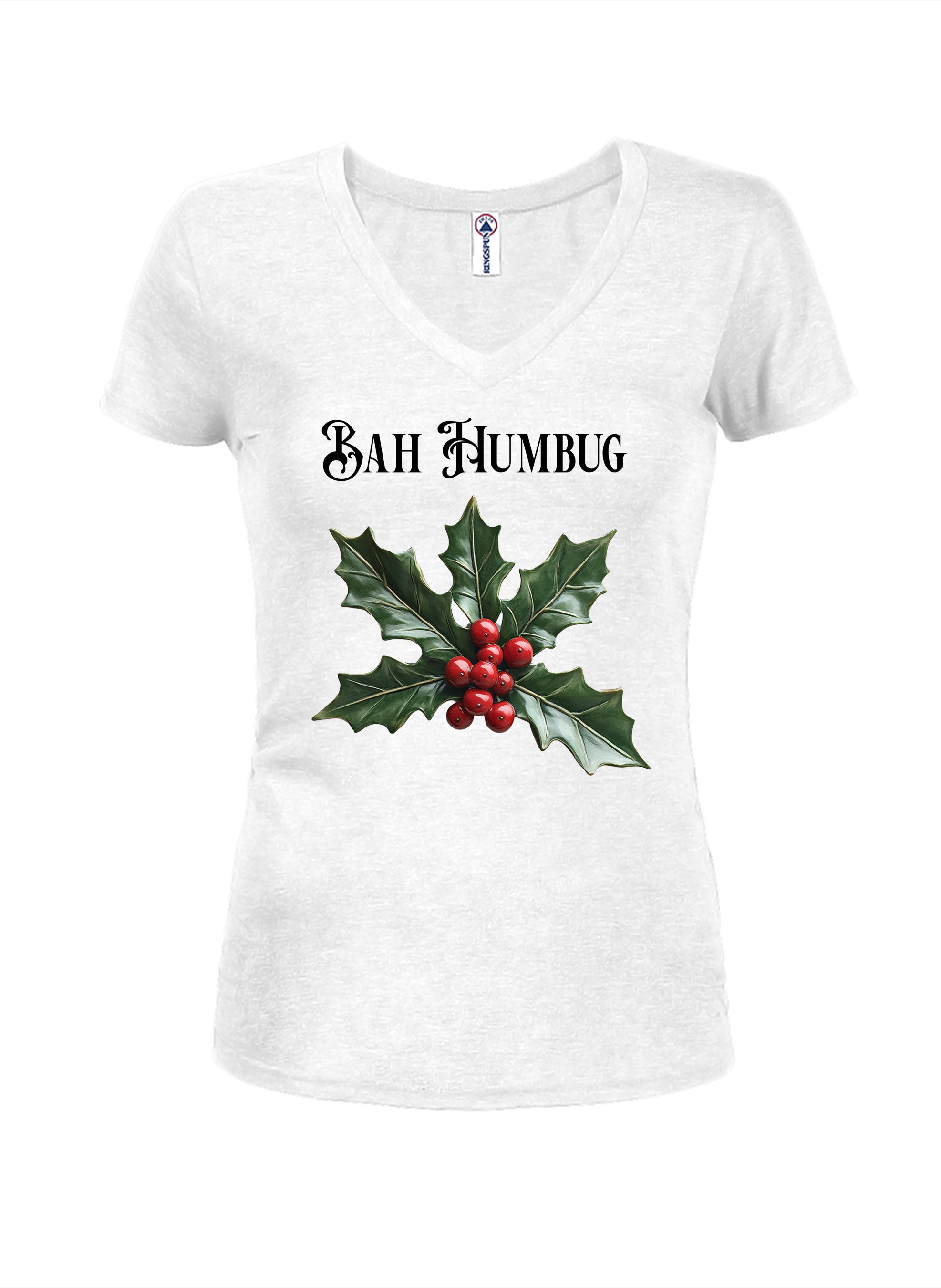 Bah Humbug Holly Branch T-Shirt