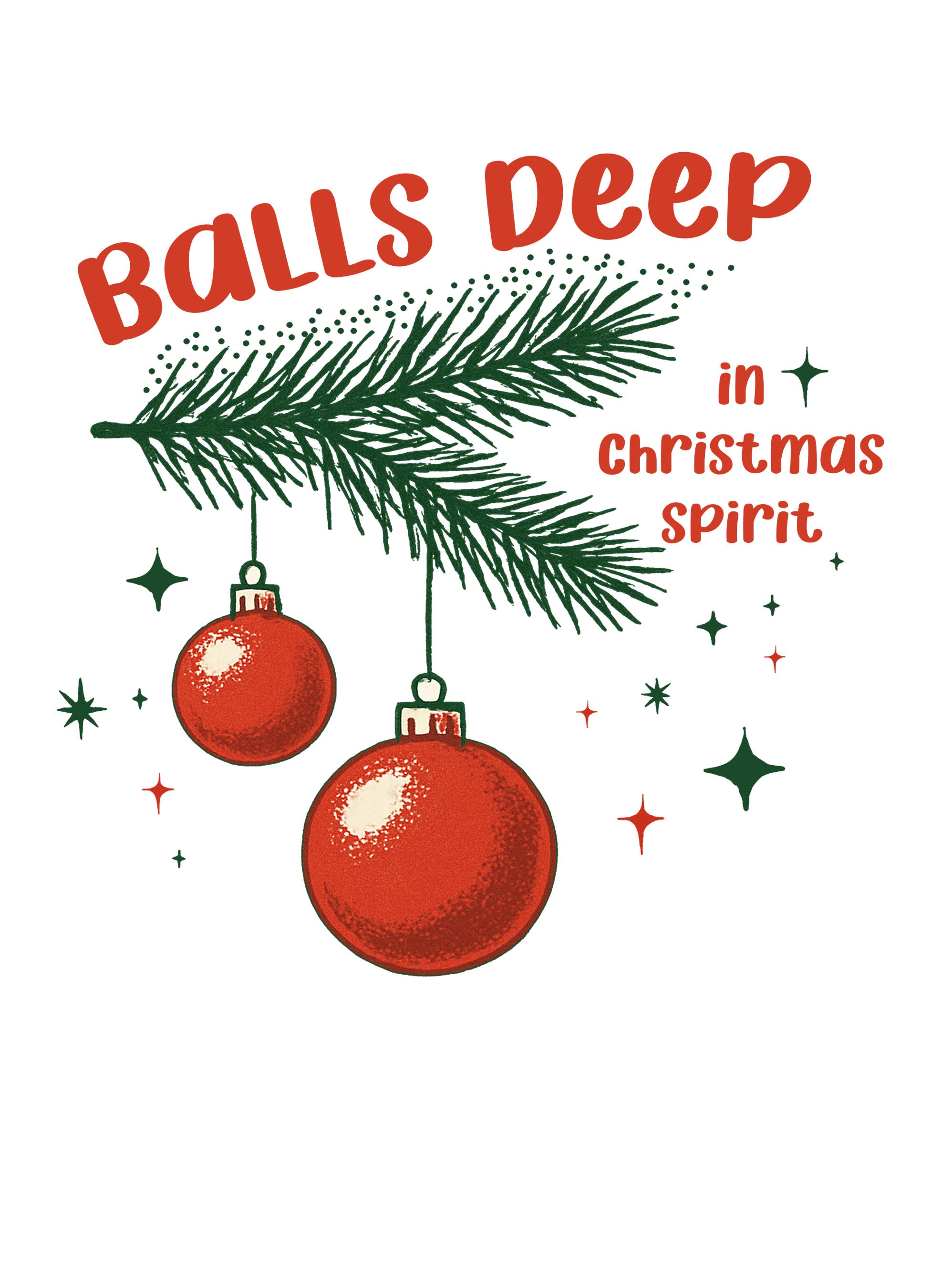 Balls Deep in Christmas Spirit Kids T-Shirt
