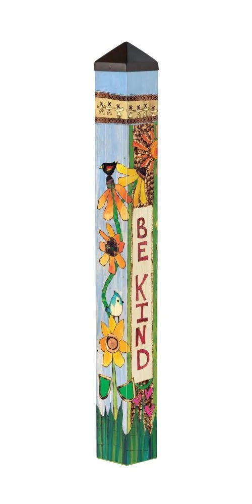 Be Kind 40 Inches Tall Art Pole