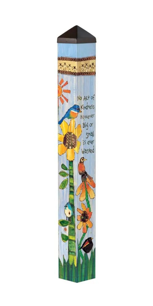 Be Kind 40 Inches Tall Art Pole