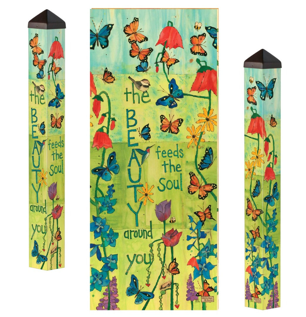 Beauty Around You Art Pole 40 Inches