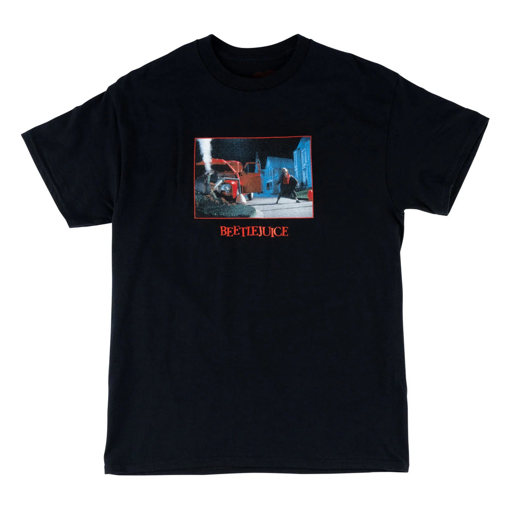 Welcome x Beetlejuice Tombstone Tee - Black