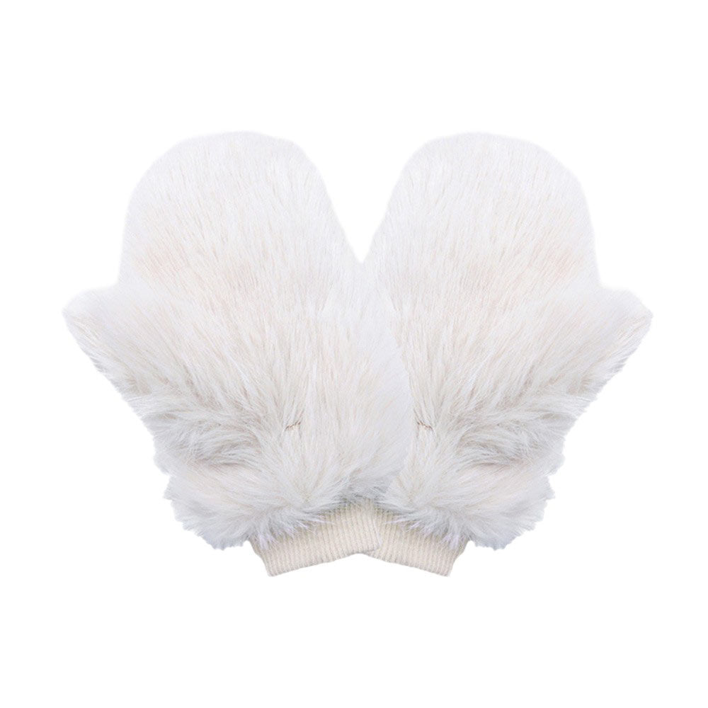Faux Fur Mitten Gloves