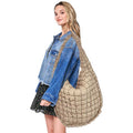 Oversized Quilted Puffer Shoulder Crossbody Bag Cloud Bag