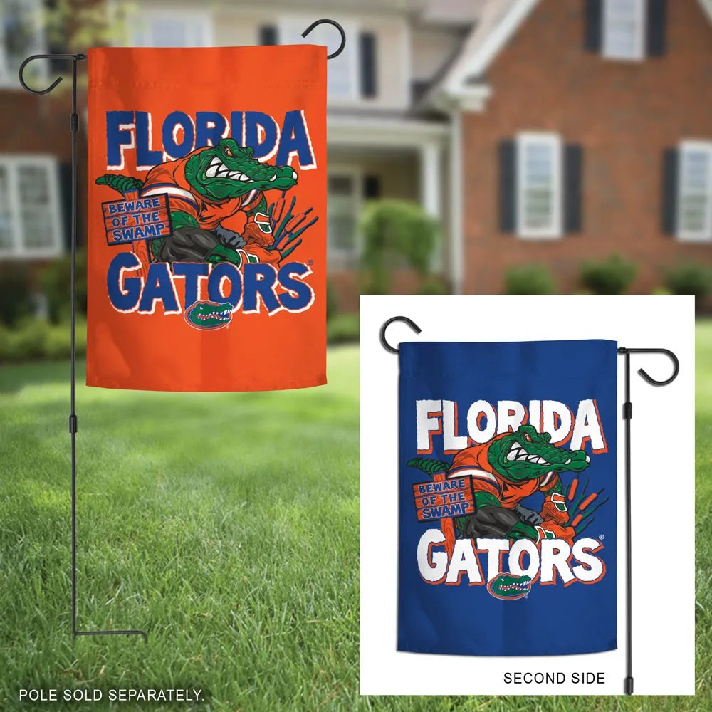Beware of the Swamp 2 Sided Garden Flag