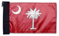 State Flag South Carolina Big Red 12"x18" Forever Wave Flag for Jeep Wrangler JK 2-Door 2007-2018