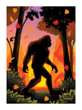 Bigfoot 2 Sided Fall Garden Flag