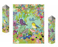 Bird Hello Art Pole 20 Inches Tall