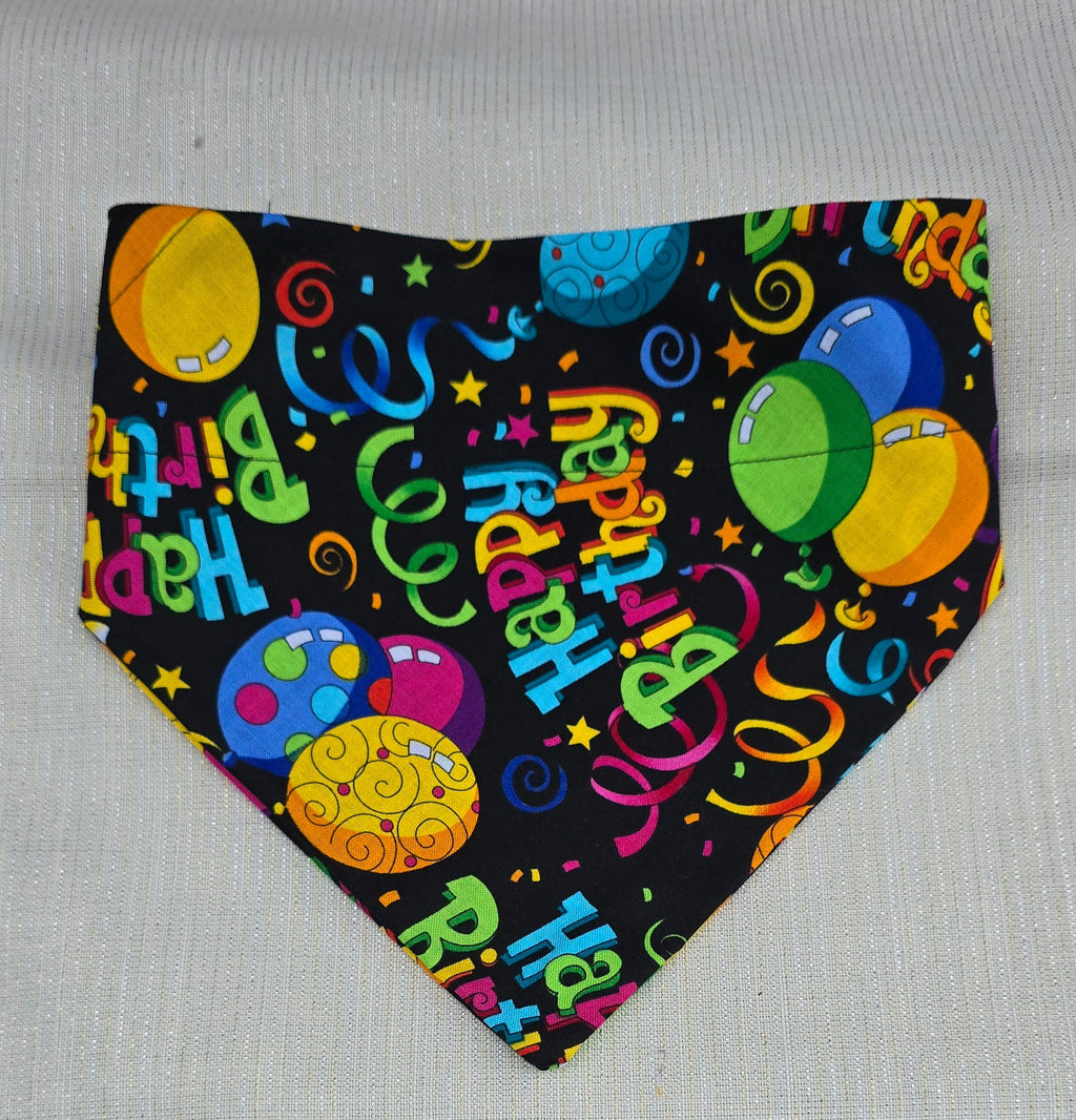 Birthday bandanas