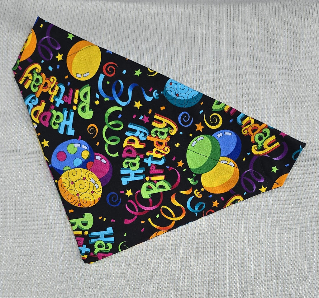 Birthday bandanas