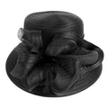 Mesh Bow Dressy Hat