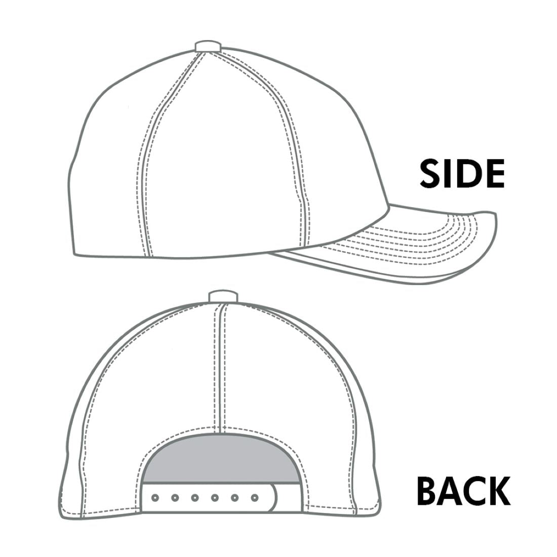 Put It On Santas Tap Message Embroidered Five Panel Canvas Snapback Baseball Cap