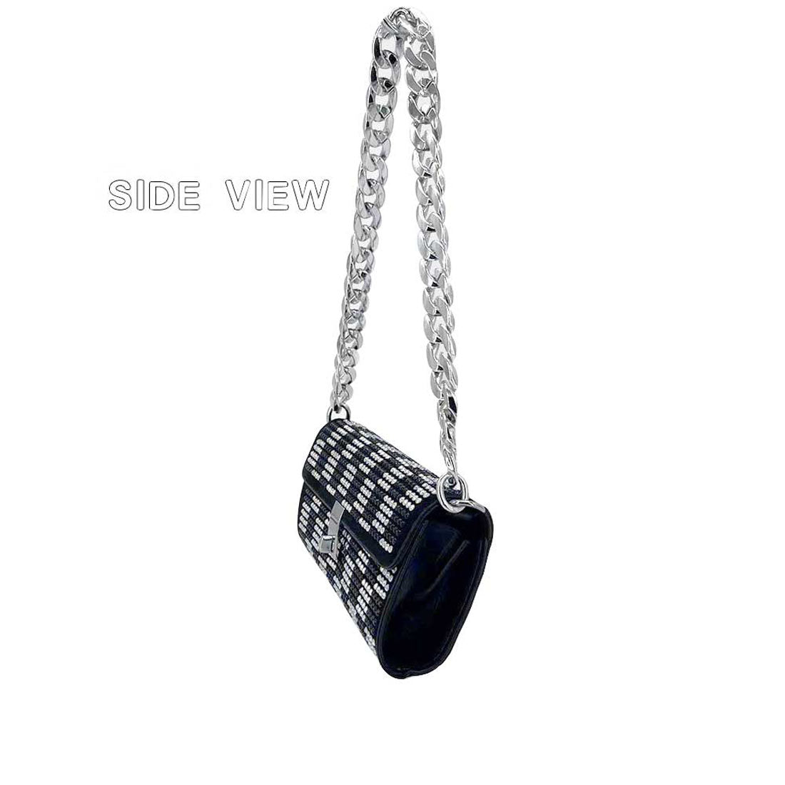 Spike Stud Evening Clutch Shoulder Bag