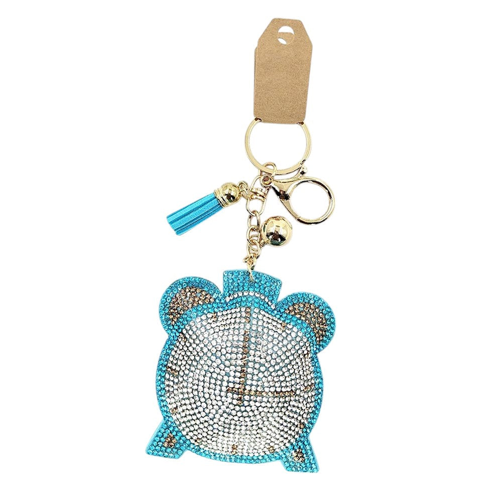 Bling Clock Tassel Bag Charm