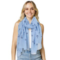 Anchor Patterned Scarf