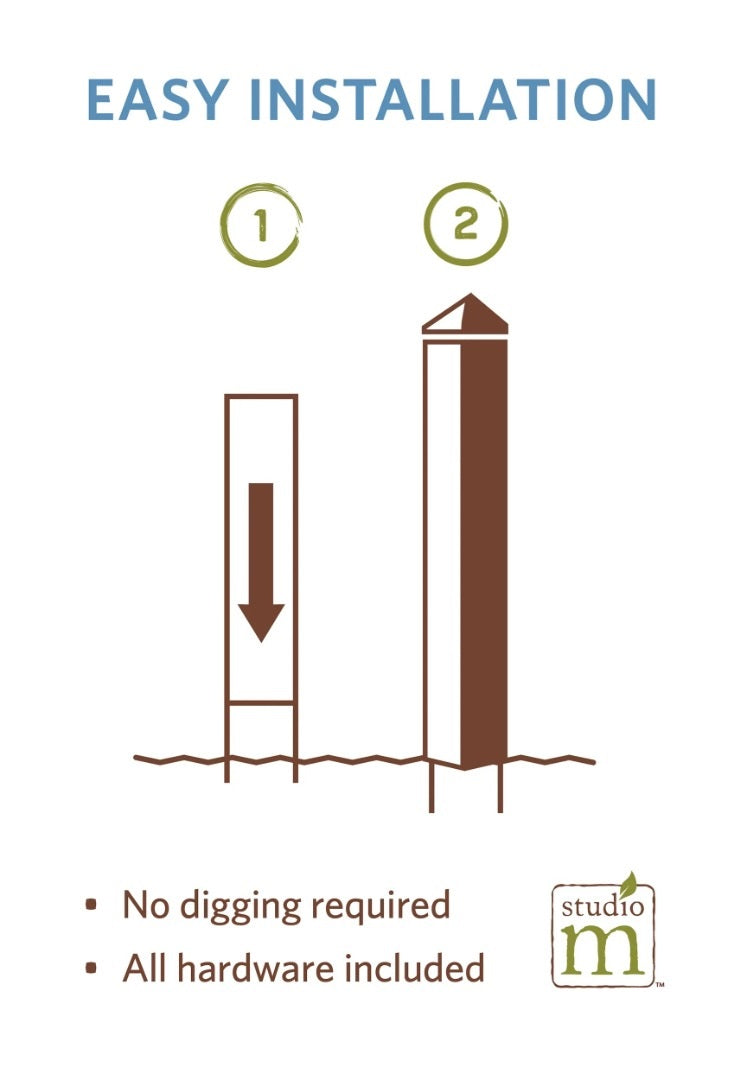 Boho Butterfly Pink Art Pole 40 Inches Tall