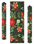 Boho Christmas Art Pole Painted Peace 60 Inches Tall