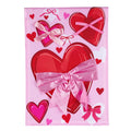 Bows & Hearts 2 Sided Garden Flag