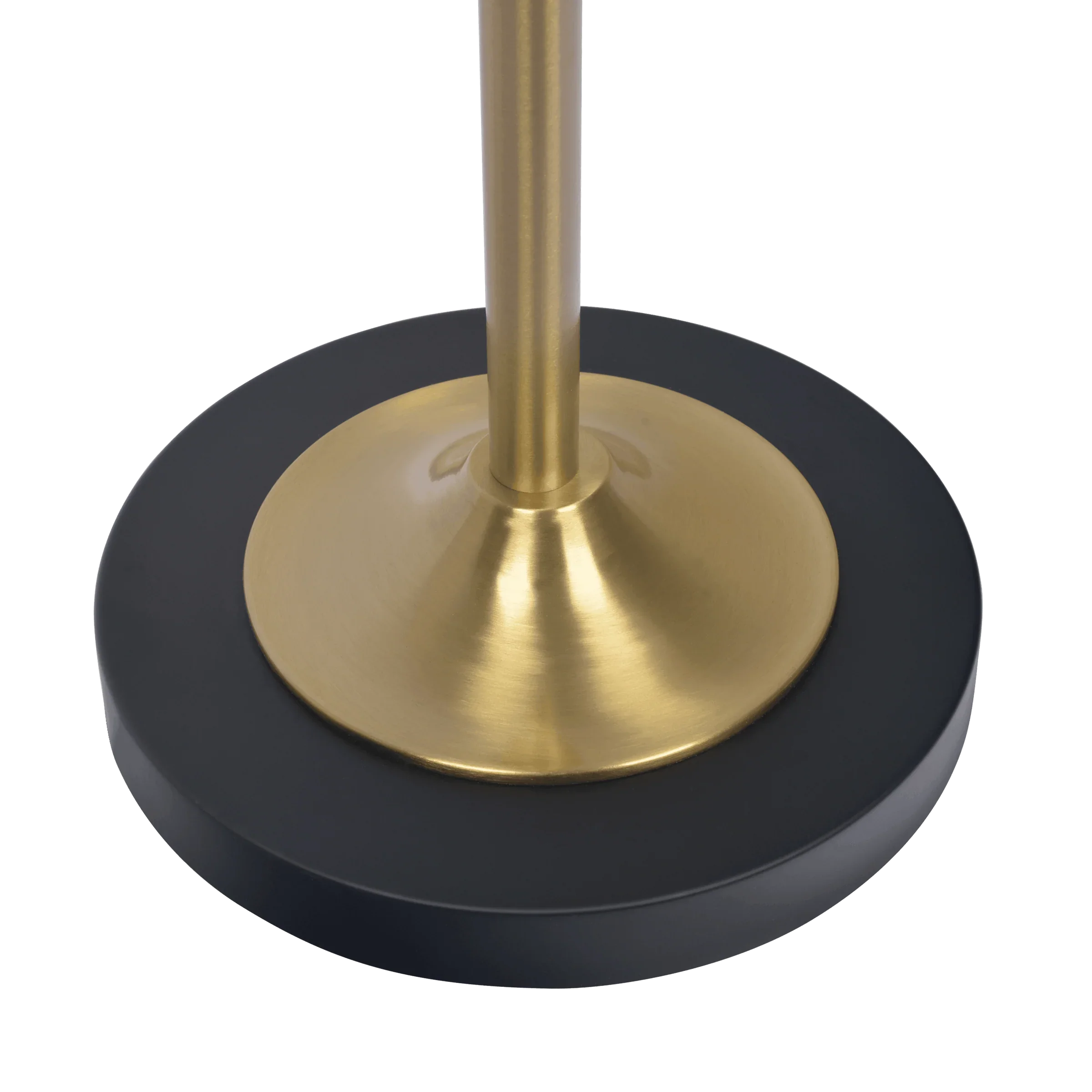 Double Spot Floor Lamp – Brushed Gold Finish, 4-Way Switch & Metal Base | Modern Reading & Accent Lighting