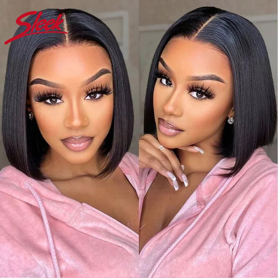 Brazilian Straight Lace Bob Wigs