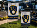 Brewers Embroidered 2 Sided Garden Flag