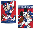 Buffalo Bills Garden Flag 2 Sided Mickey Mouse Football