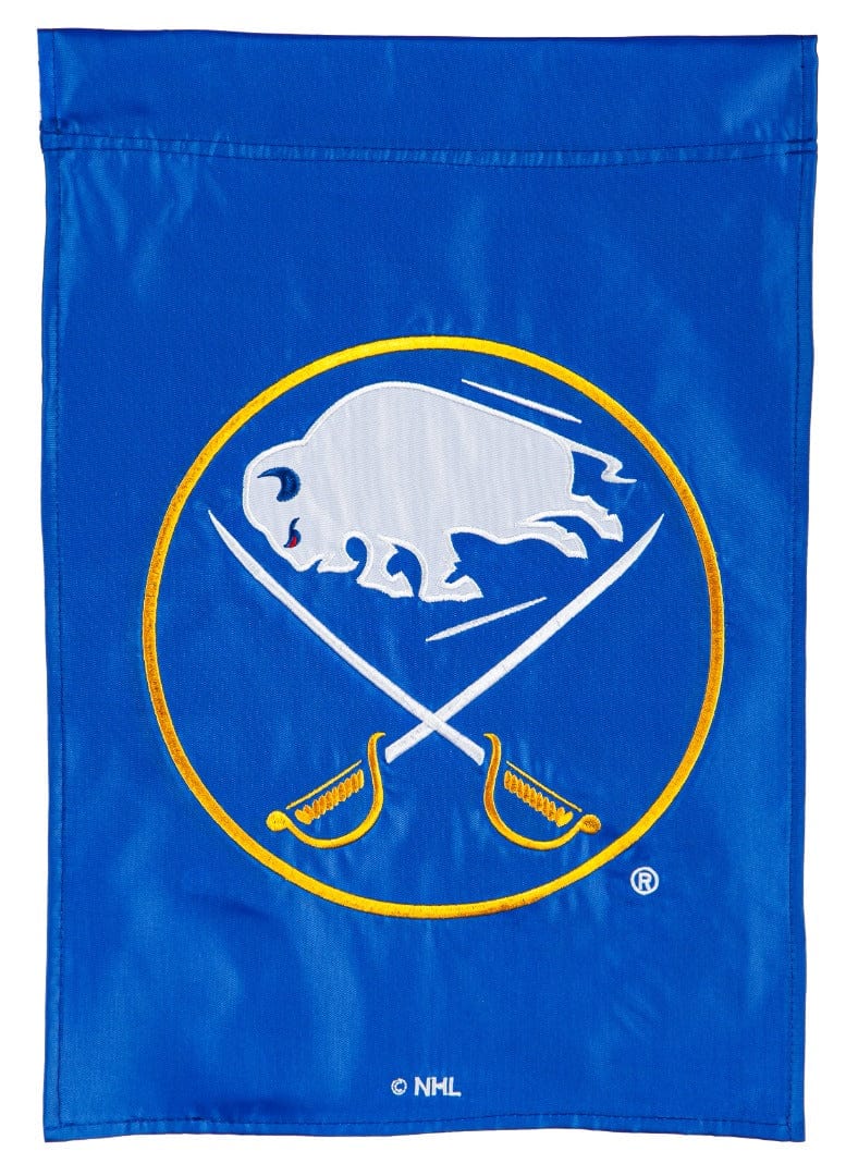 Buffalo Sabres Garden Flag 2 Sided Applique Logo