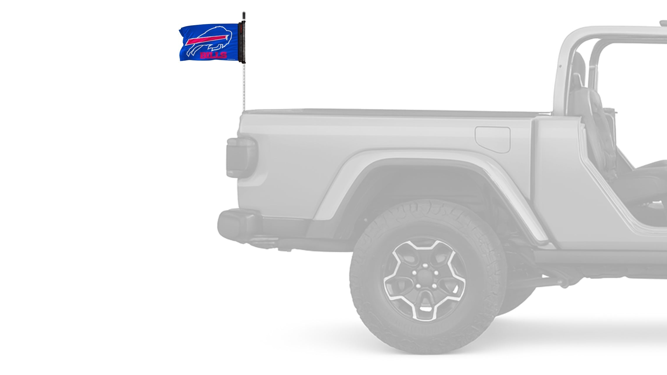 Buffalo Bills 11"x17" Forever Wave Flag for Jeep Wrangler LJ 2003-2006