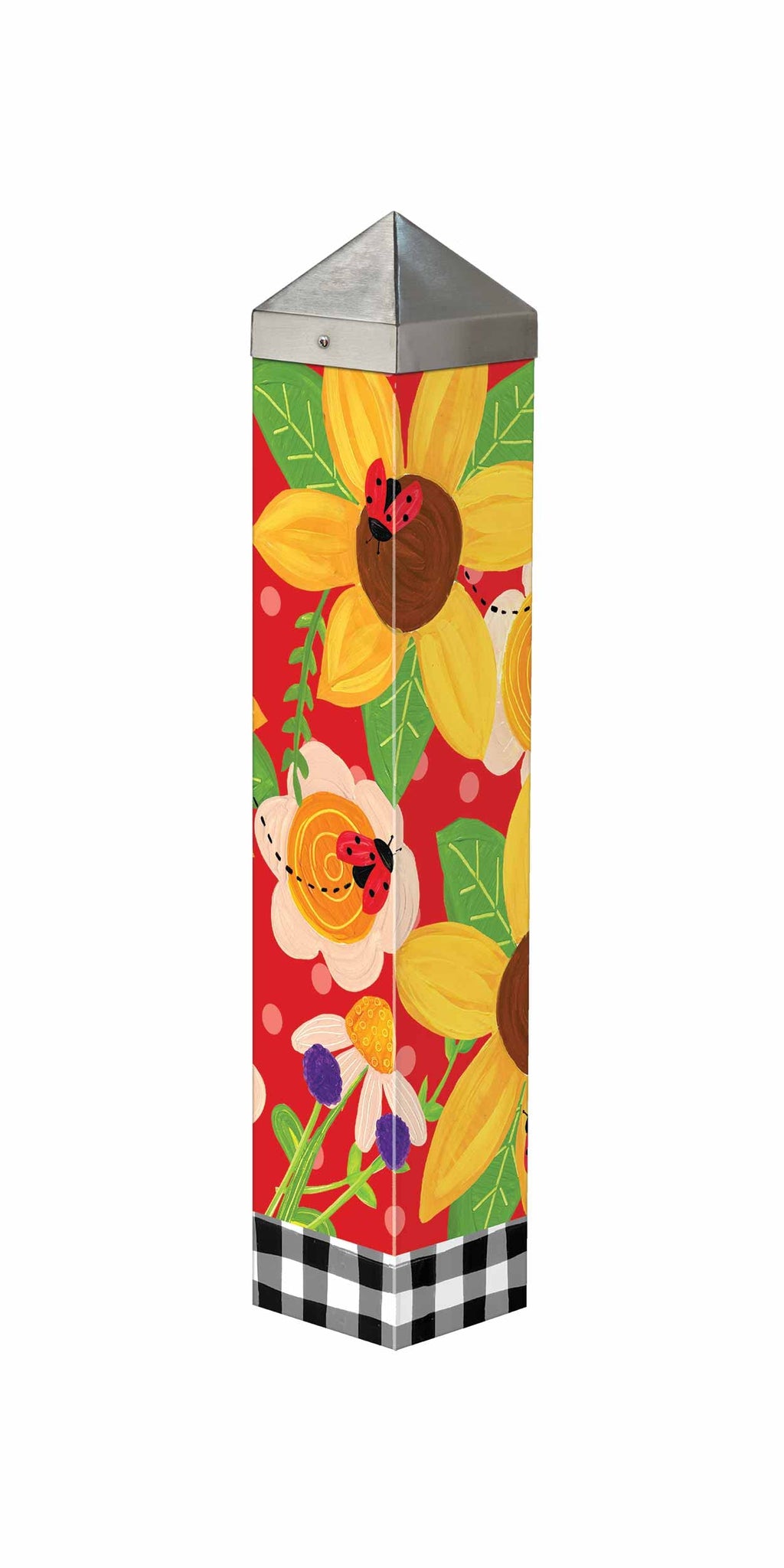 Bugs and Blooms Art Pole 20 Inches