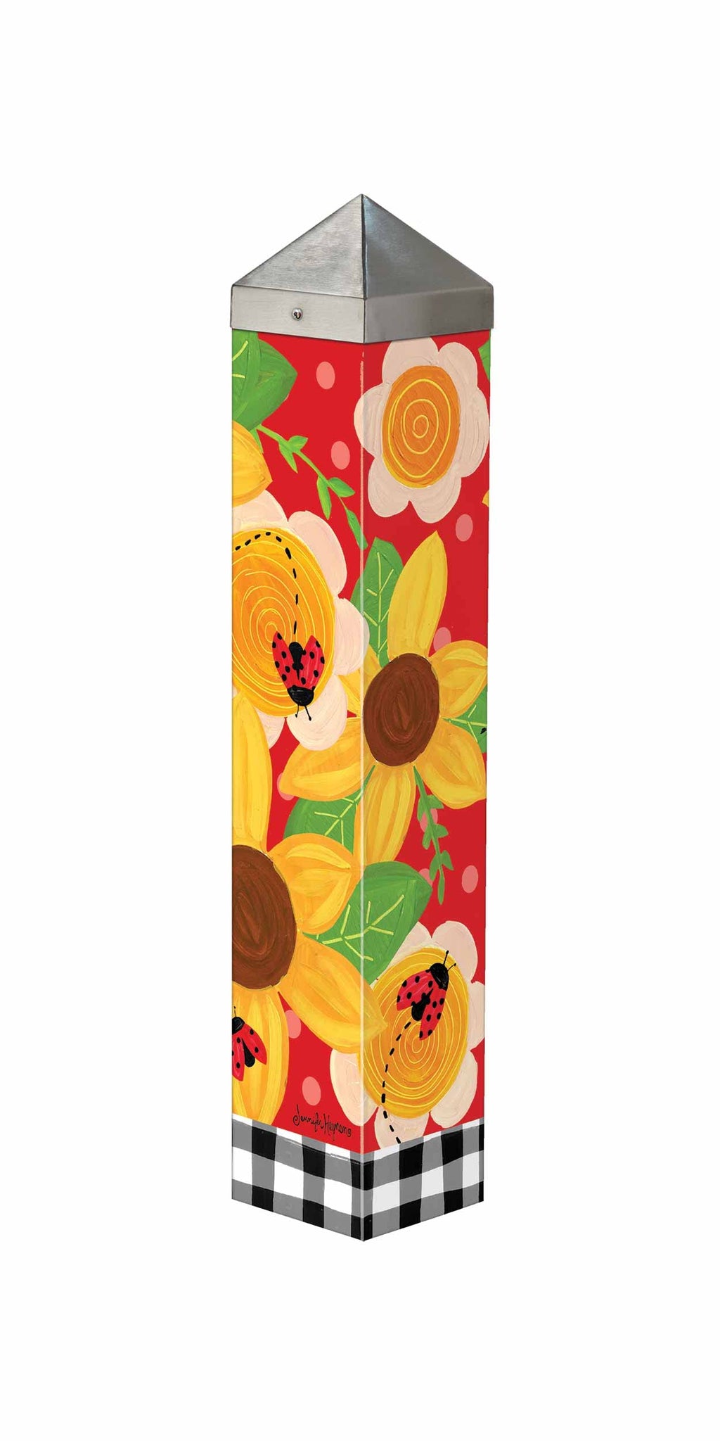Bugs and Blooms Art Pole 20 Inches