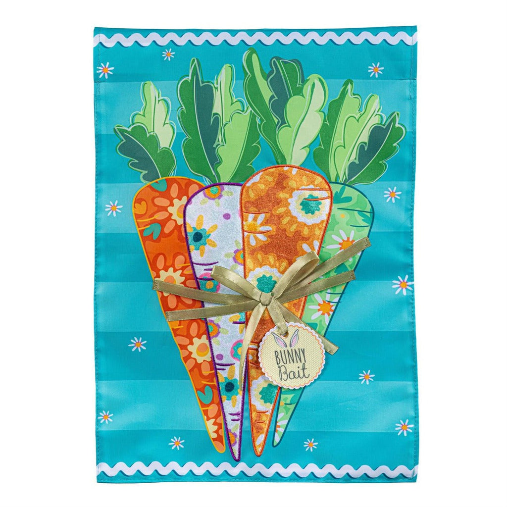 Bunny Bait Bunch 2 Sided Garden Flag