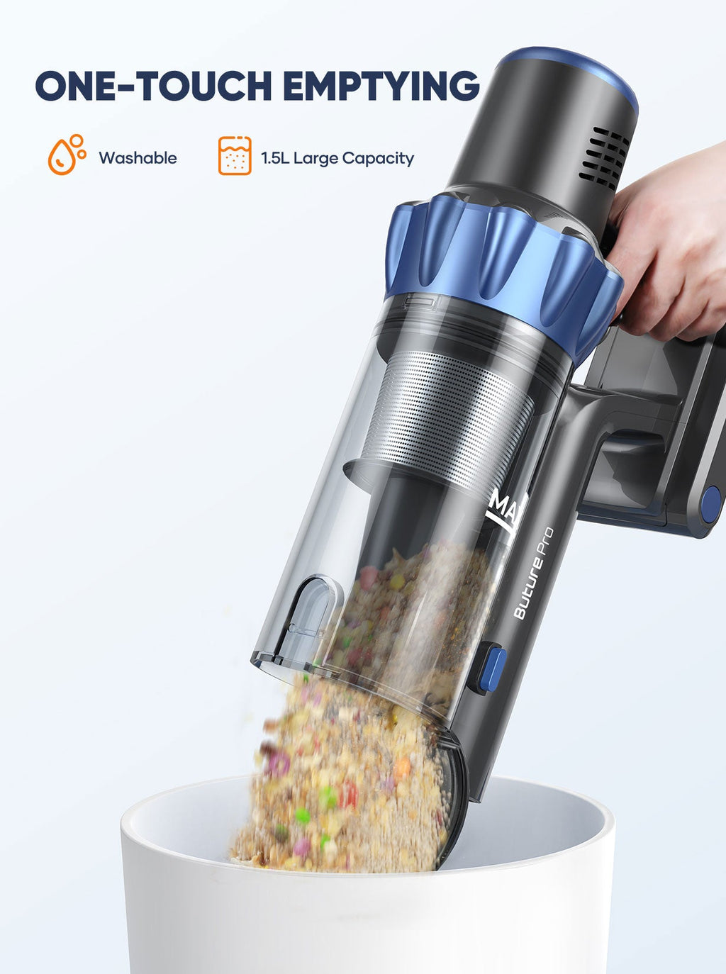 【Flash Sale】Buture BP10 Cordless Vacuum | 450W 38KPA