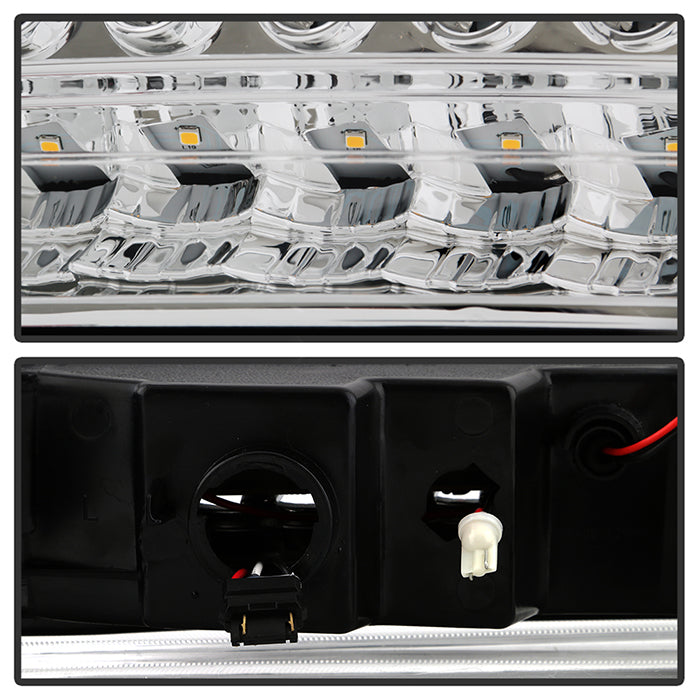 SPYDER Xtune Chevy Silverado 99-02 LED Amber Bumper Lights Chrome CBL-CS99-LED-E 5014573