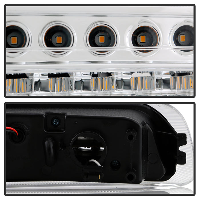 SPYDER Xtune Chevy Silverado 99-02 LED Amber Bumper Lights Chrome CBL-CS99-LED-E 5014573