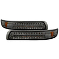 SPYDER Xtune Chevy Silverado 99-02 LED Amber Bumper Lights Smoke CBL-CS99-LED-SM 5014580