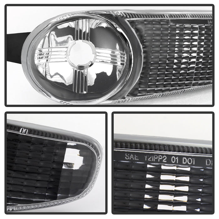 SPYDER Xtune GMC Sierra Denali 00-06 Bumper Lights Black CBL-GD00-BK 9027079